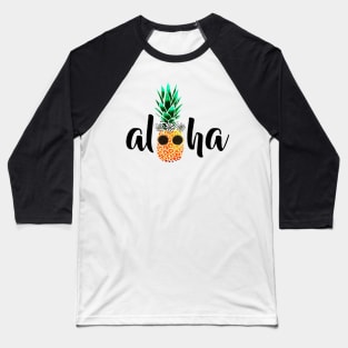 Aloha Pineapple Baseball T-Shirt